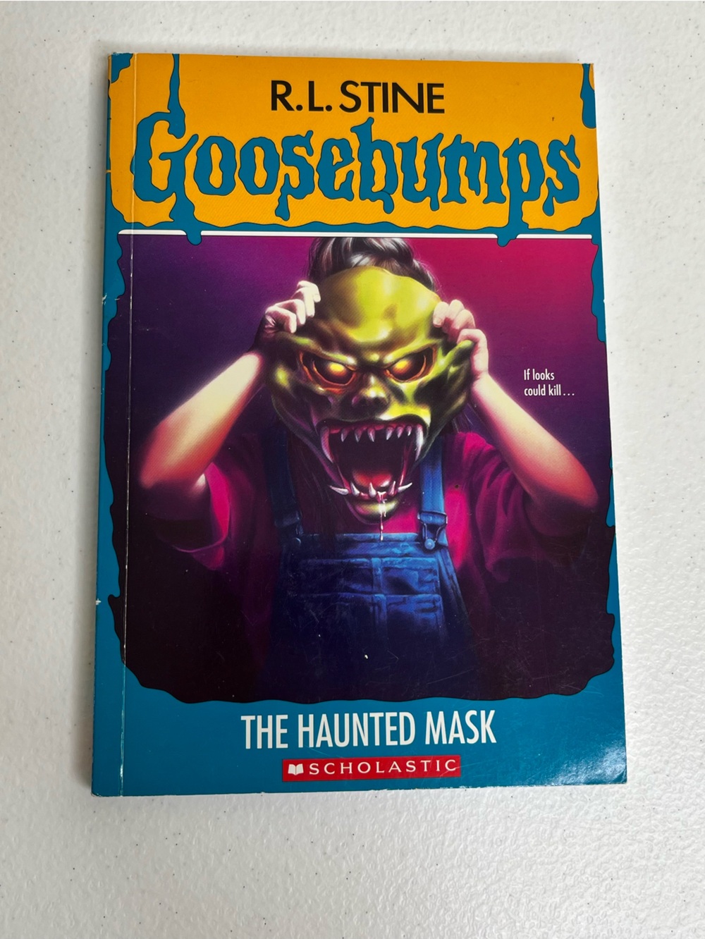 Goosebumps #11 The Haunted Mask 2015 Paperback Book Original Series RL Stine